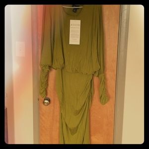 Olive green dress